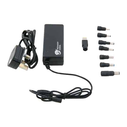 PowerCool 65W Universal Multi Laptop Charger with 8 Tips